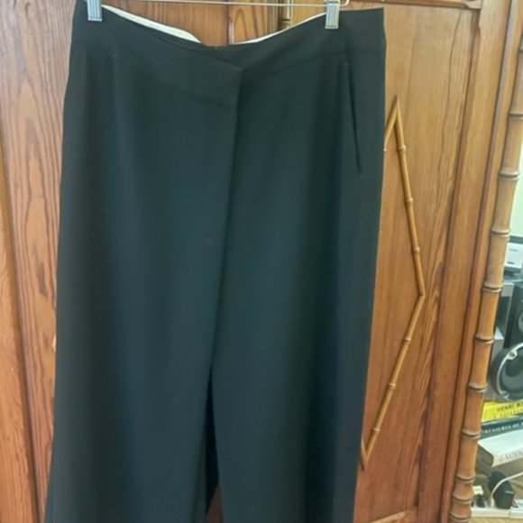 Rag & Bone Black Wide Leg Pants Size US: 10 - Picture 2 of 6